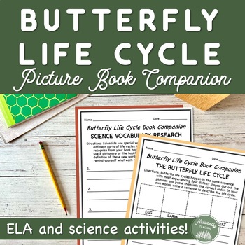 Preview of Butterfly Life Cycle and Heredity Mini Unit for 3rd Grade (ELA & Sci Activities)