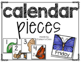 Butterfly Life Cycle Calendar Pieces -- ABCD Pattern