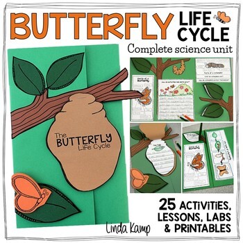 Preview of Butterfly Life Cycle Complete Science Unit