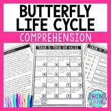 Butterfly Life Cycle Comprehension Challenge - Close Reading