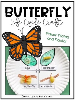 Butterfly Life Cycle Craft by Kristin Bertie | TPT