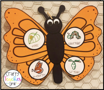 Butterfly Life Cycle Craftivity by Natasha's Crafts - Crafty Teacher Link
