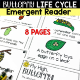 Butterfly Life Cycle Emergent Reader - Metamorphosis Booklet