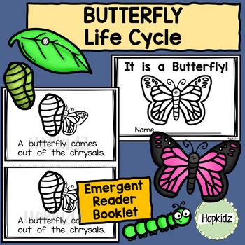 Butterfly Life Cycle Emergent Reader, Sequencing Activities, Writing ...