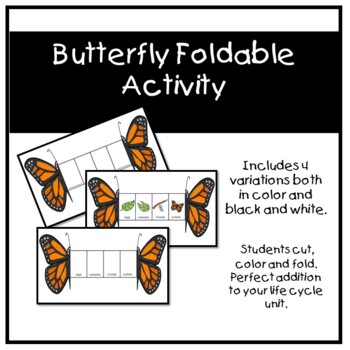 Preview of Butterfly Life Cycle - Foldable Activity