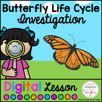 Preview of Butterfly Life Cycle | For Google Slides™ | Distance Learning