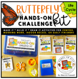Butterfly Life Cycle Hands-On Challenge Kit | Morning Work