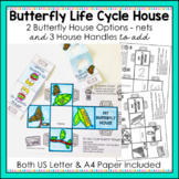 Butterfly Life Cycle House Craft - Printable Science Cut &