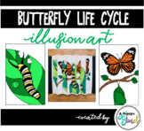 Butterfly Life Cycle Illusion Art