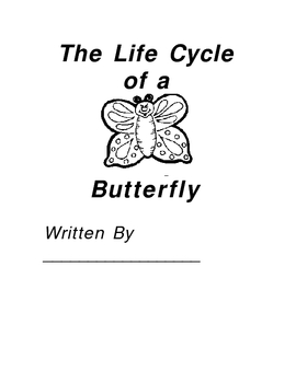 Preview of Butterfly Life Cycle Journal