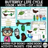 Butterfly Life Cycle- Layered Flip Book, Mini Book, Activi