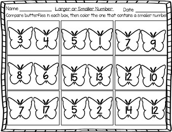 butterfly life cycle math worksheets by mzat tpt