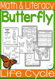 Butterfly Life-Cycle Math and Literacy Printables