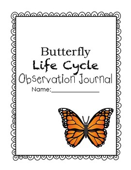 Preview of Butterfly Life Cycle Observation Journal