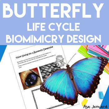 Preview of Butterfly Life Cycle Activities | Biomimicry Design Project | Nonfiction