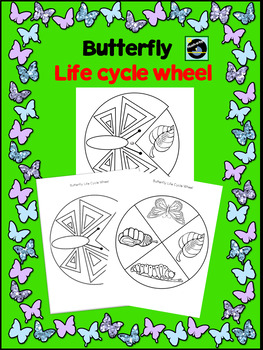 fun activities life cycle butterfly wheel