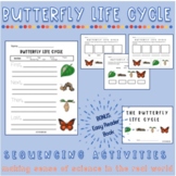 Butterfly Life Cycle Worksheets - Sequencing Activities