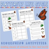 Butterfly Life Cycle Worksheets - Sequencing Activities