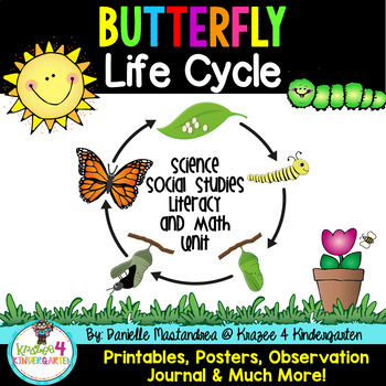 Preview of Butterfly Lifecycle & More Literacy, Math, Sciece and SS Common Core Aligned