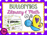 Butterfly Literacy & Math Center Activities
