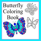 Butterfly Mandala & Designs Coloring Book- 50 Butterfly Co