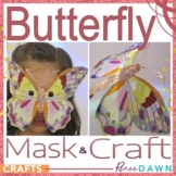 Butterfly Mask - Flying Butterfly Craft - Spring Insects Craft