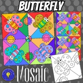 Butterfly Mosaic Art Project | Spring Collaborative Colori