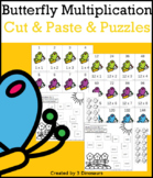 Butterfly Multiplication Cut & Paste & Puzzles