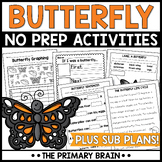 Butterfly NO PREP Activities | Thematic Unit with Sub Plans