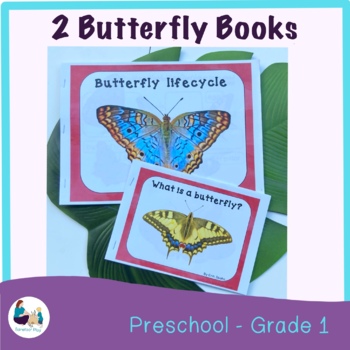 Preview of Butterfly Non-fiction Book and Reader for Preschool and Kindergarten