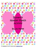 Spring Butterfly Number Match Activity 1-10 and 1-20