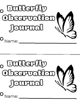 Butterfly Observation Journal by Ramona Kittleson | TPT