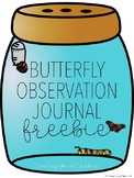 Butterfly Observation Journal FREEBIE