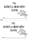 Butterfly Observation Journal for Painted Lady Butterflies