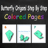 Butterfly Origami Step By Step | Colored Pages.