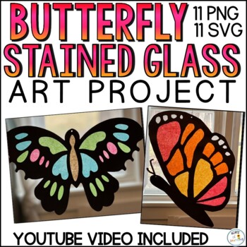 butterfly tissue art project