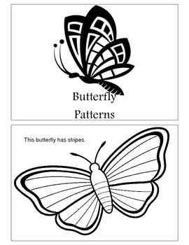 Preview of Butterfly Patterns Emergent Reader