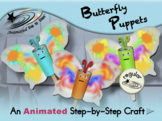 Butterfly Puppets - Animated Step-by-Step Craft - Regular