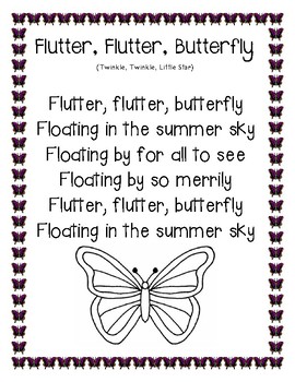 Butterfly Release Song by Learn On | Teachers Pay Teachers