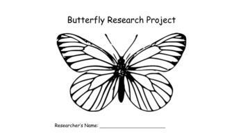 Preview of Butterfly Research Packet + Create Your Own Butterfly!