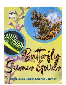 Preview of Butterfly Science Guide Daisy Brownie Junior Cadette Citizen Science Girl Scouts