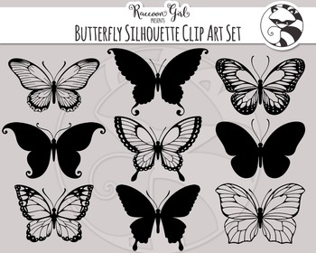 butterfly silhouette clip art