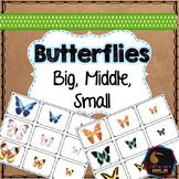 Butterfly Spring themed math sorting