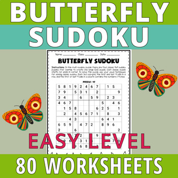 Butterfly Sudoku - Easy 