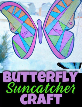 Preview of Butterfly Suncatcher Craft