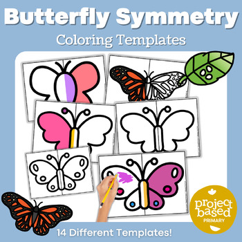 Preview of Butterfly Symmetry Coloring