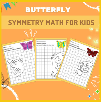 Preview of Butterfly Symmetry Math for Kids