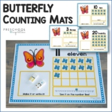 Butterfly Ten Frame Counting Mat