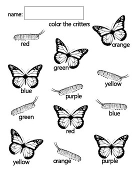 Butterfly Themed Sorting Games + Worksheets by Glue Sticks For Breakfast