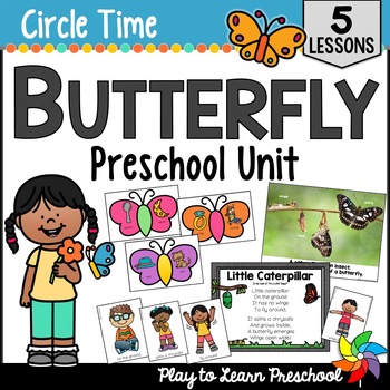 Preview of Butterfly Activities Lesson Plans Theme Unit for Preschool Pre-K